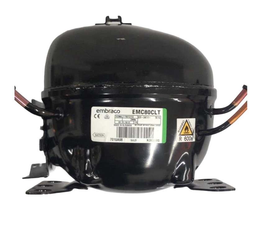 Компрессор Холодильника Embraco-Aspera EMC80CLT ( R-600 -23,3 C 212W )